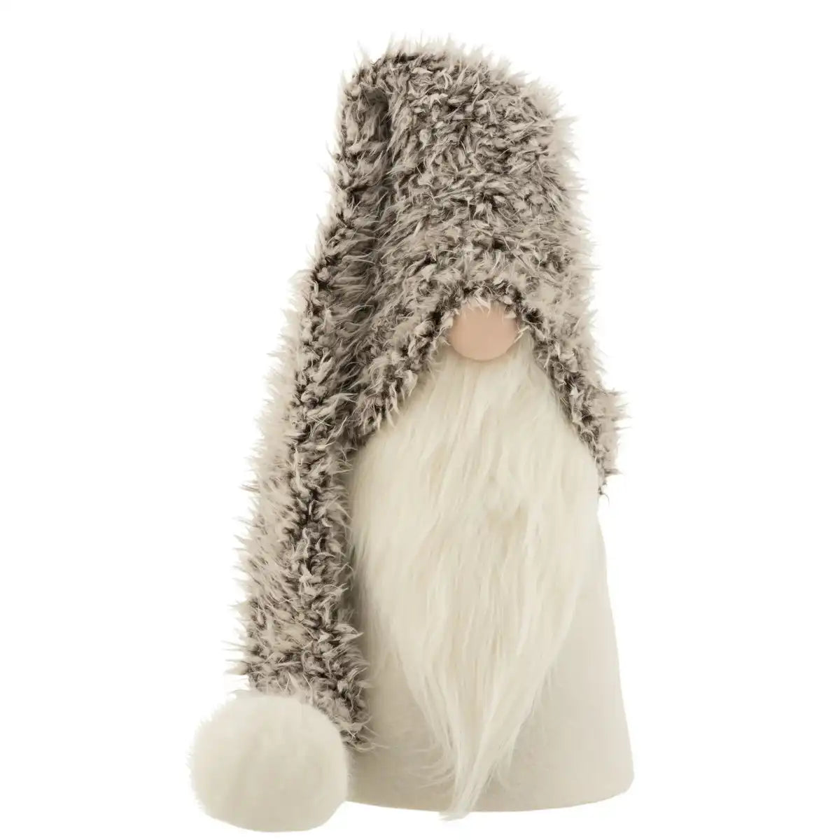 J-Line Weihnachtsanhänger – Polyresin – Grau – groß