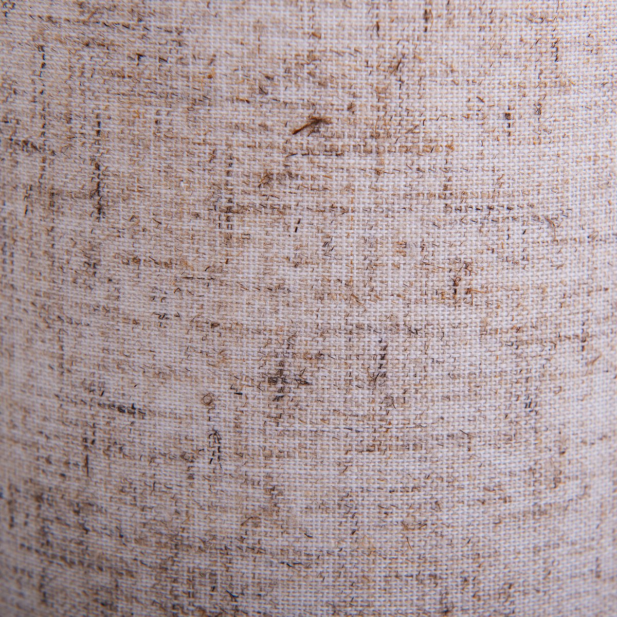 1er Wand- und Deckenspot "MARON" aus Metall satiniert-matt mit Stoffschirm in Natur, mit E14-Fassung, Lampe für Wohnzimmer, Esszimmer, Flur und Büro, ca. 17 x 12 cm