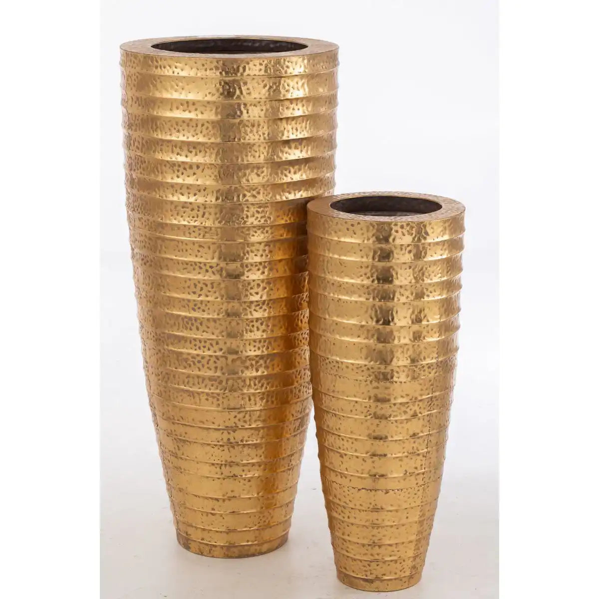 J -Line Vase Ägypten - Metall - Gold - 2 Teile - 122 cm hoch
