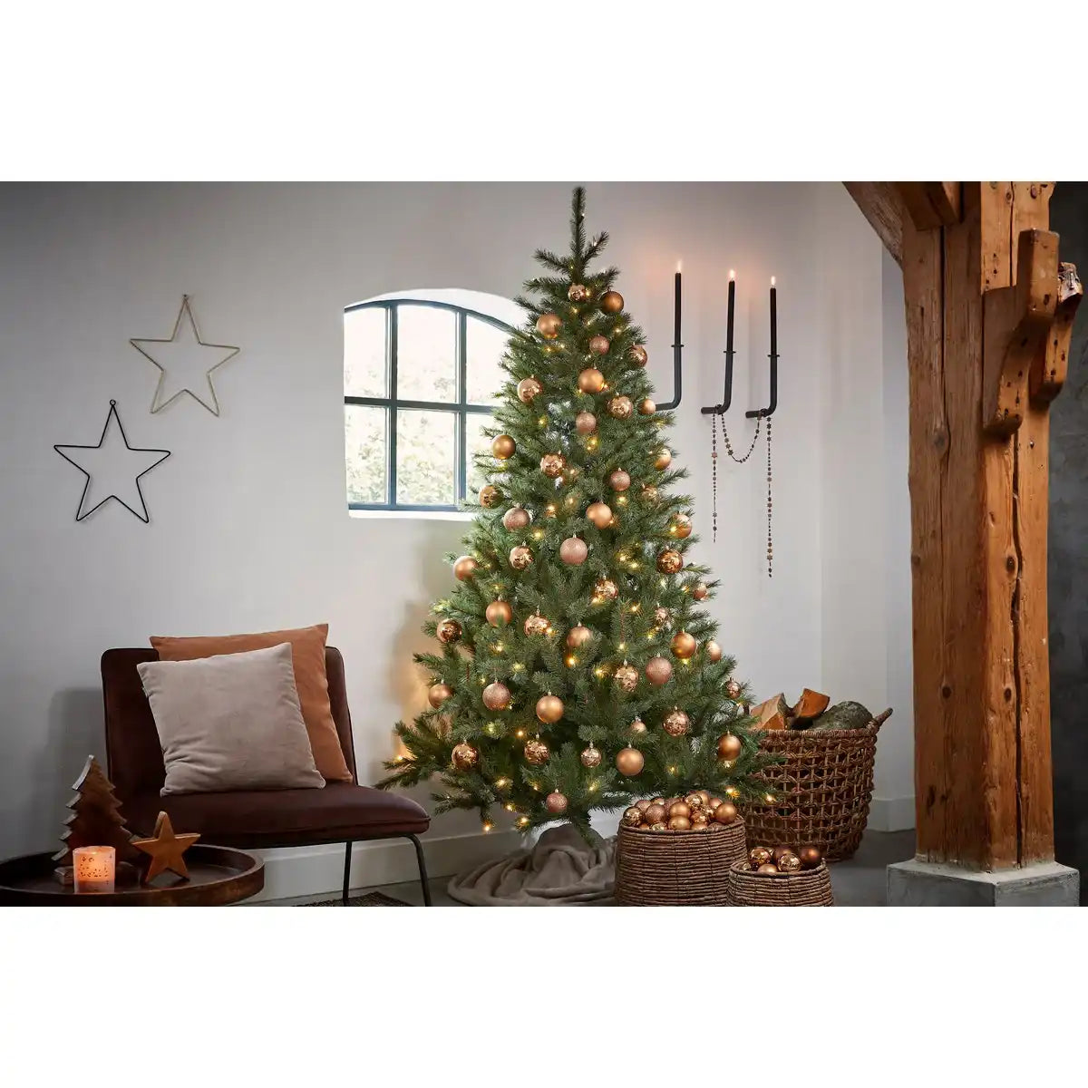 Toronto Künstlicher Weihnachtsbaum – H230 x Ø140 cm – Grün