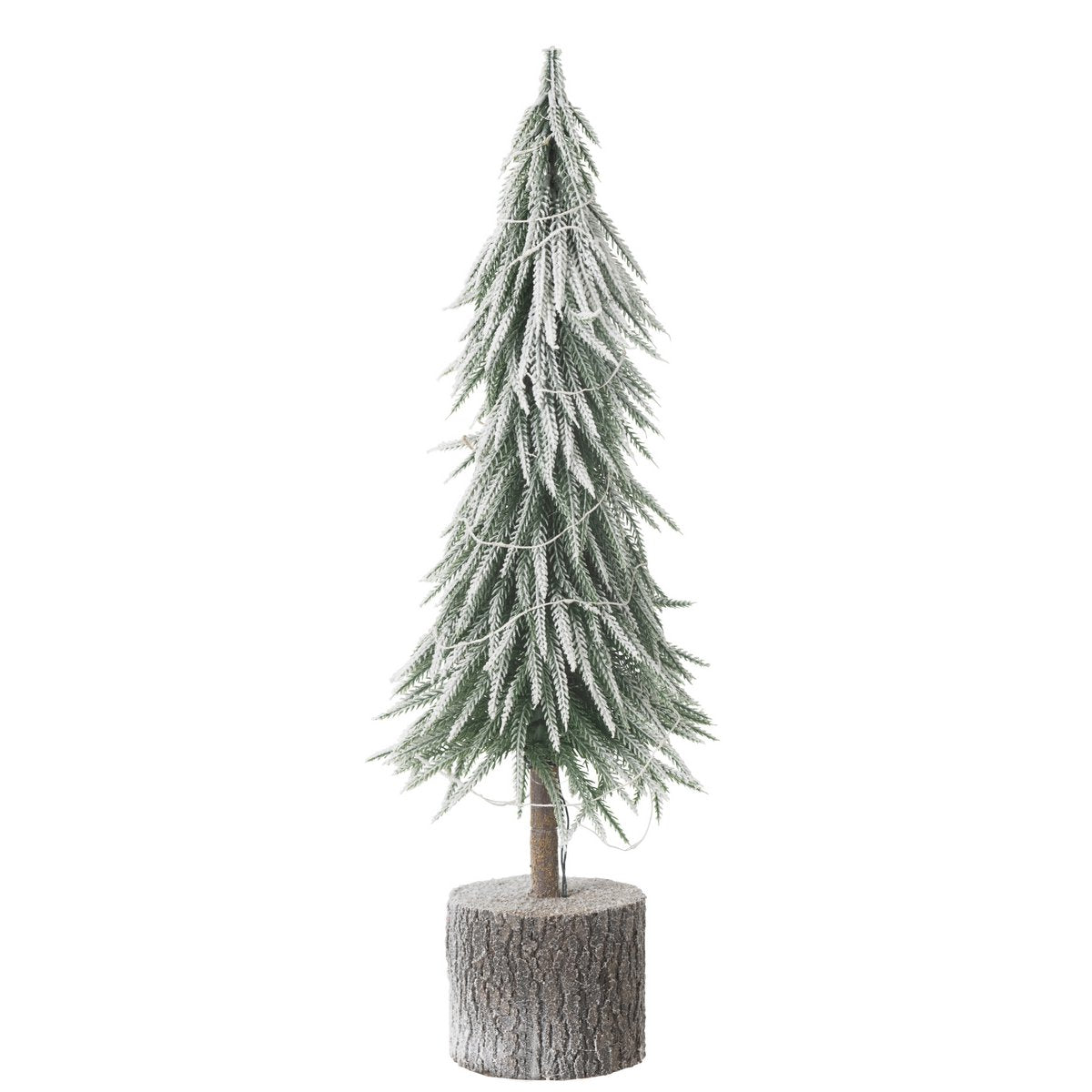 J-Line Weihnachtsbaum A+Led Kunststoff Schneegrün Groß