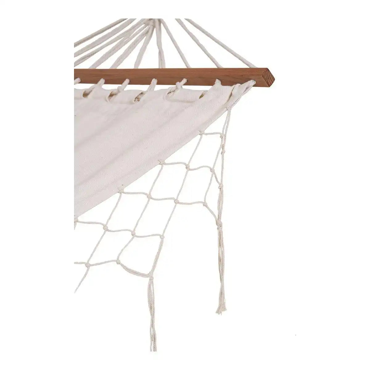 Edessa Hängematte - Off White, Polyester/Baumwolle/Lärche - HomeDesign Knaus