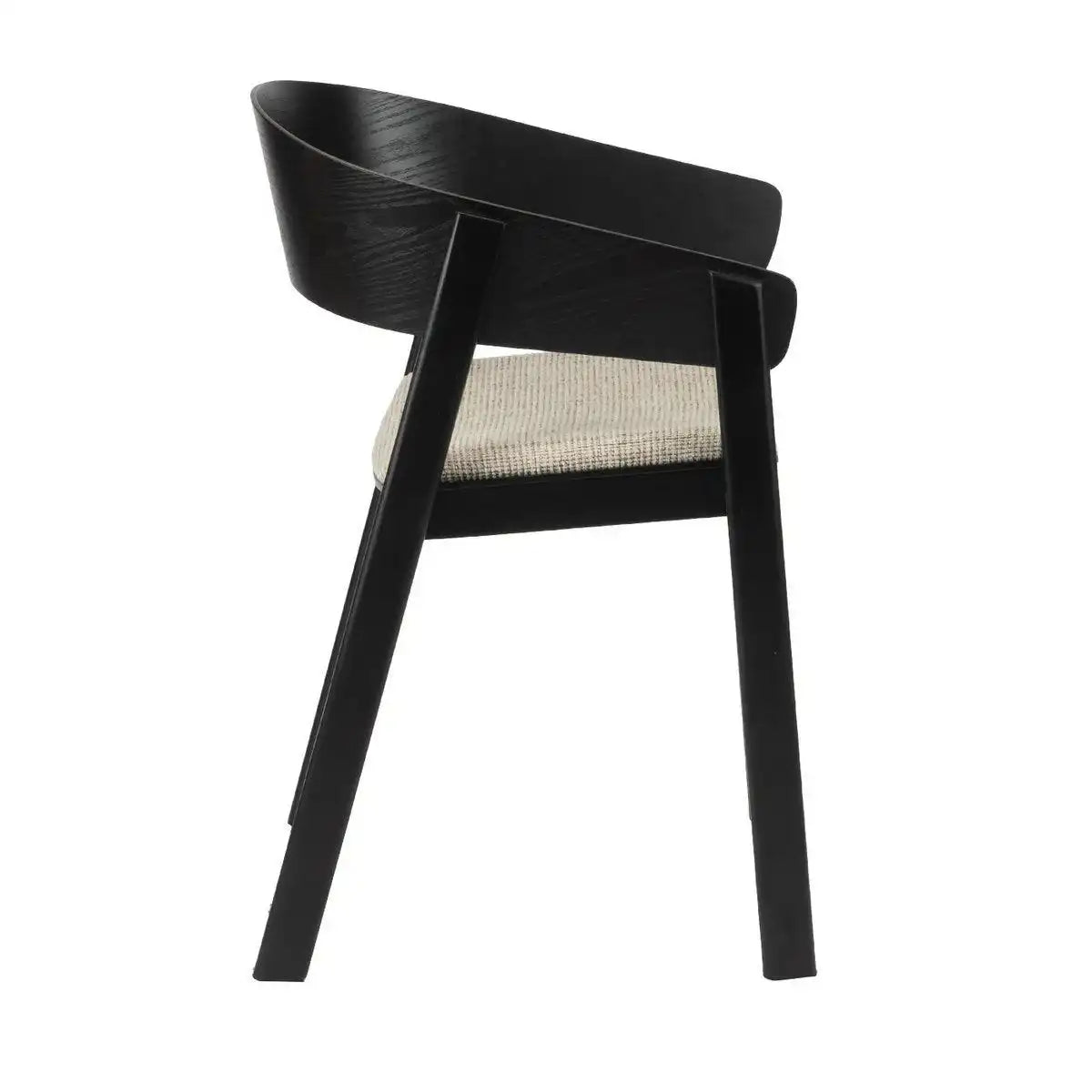 EDO -Holzsessel schwarz (2) Set (2) - HomeDesign Knaus