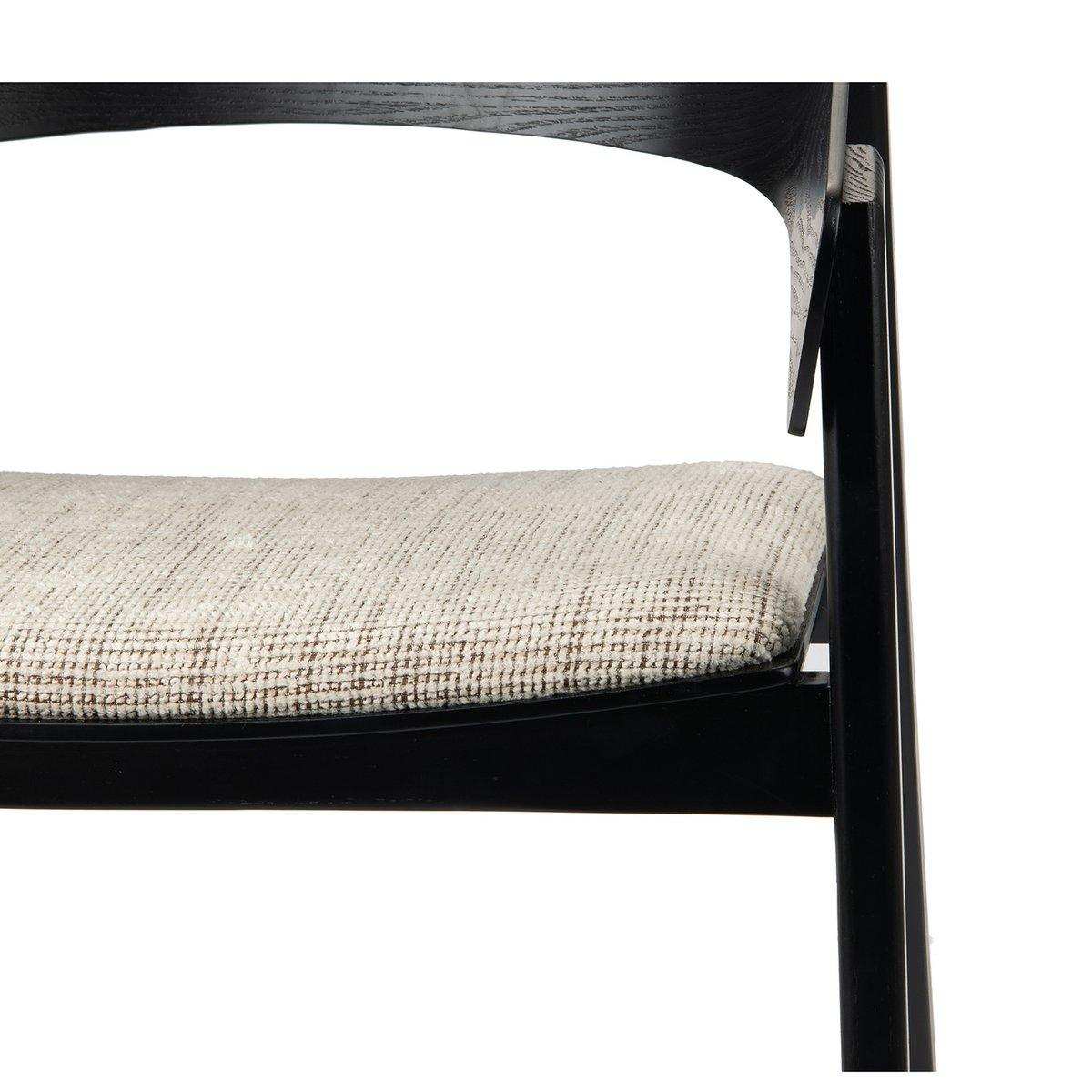 EDO -Holzsessel schwarz (2) Set (2) - HomeDesign Knaus