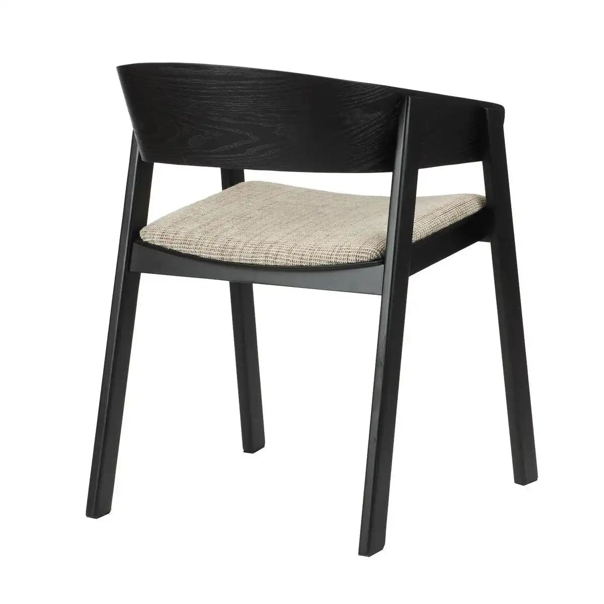 EDO -Holzsessel schwarz (2) Set (2) - HomeDesign Knaus