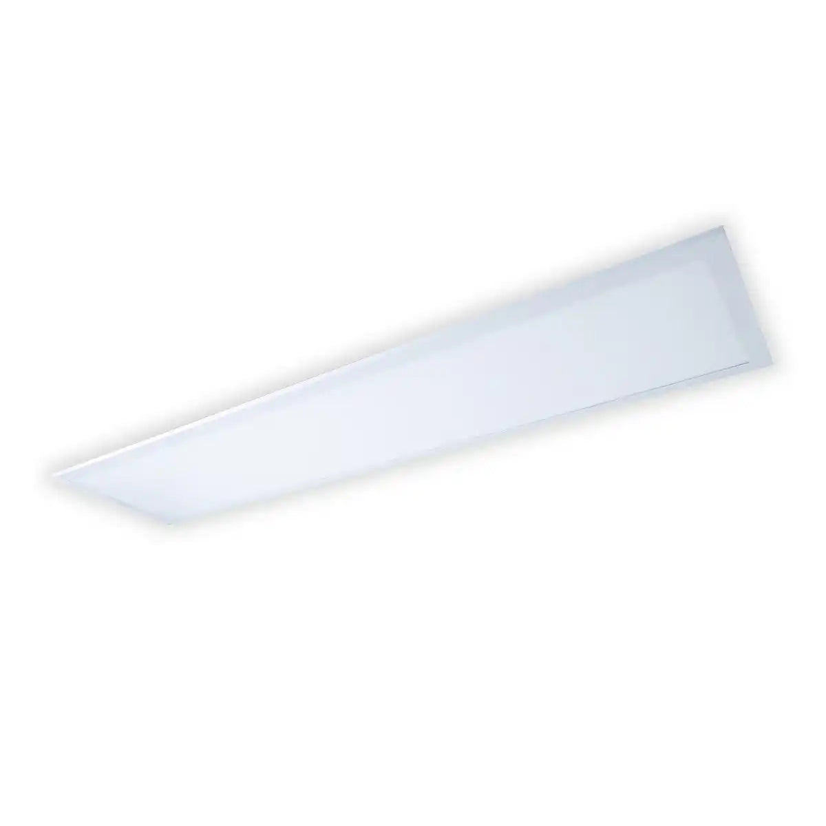 LED Aufbaupanel "NICOLA", Aufbauleuchte aus Metall und Kunststoff mit fest verbauten LEDs in neutralweiß, Panel für Innenräume 119,5 x 29,5 cm