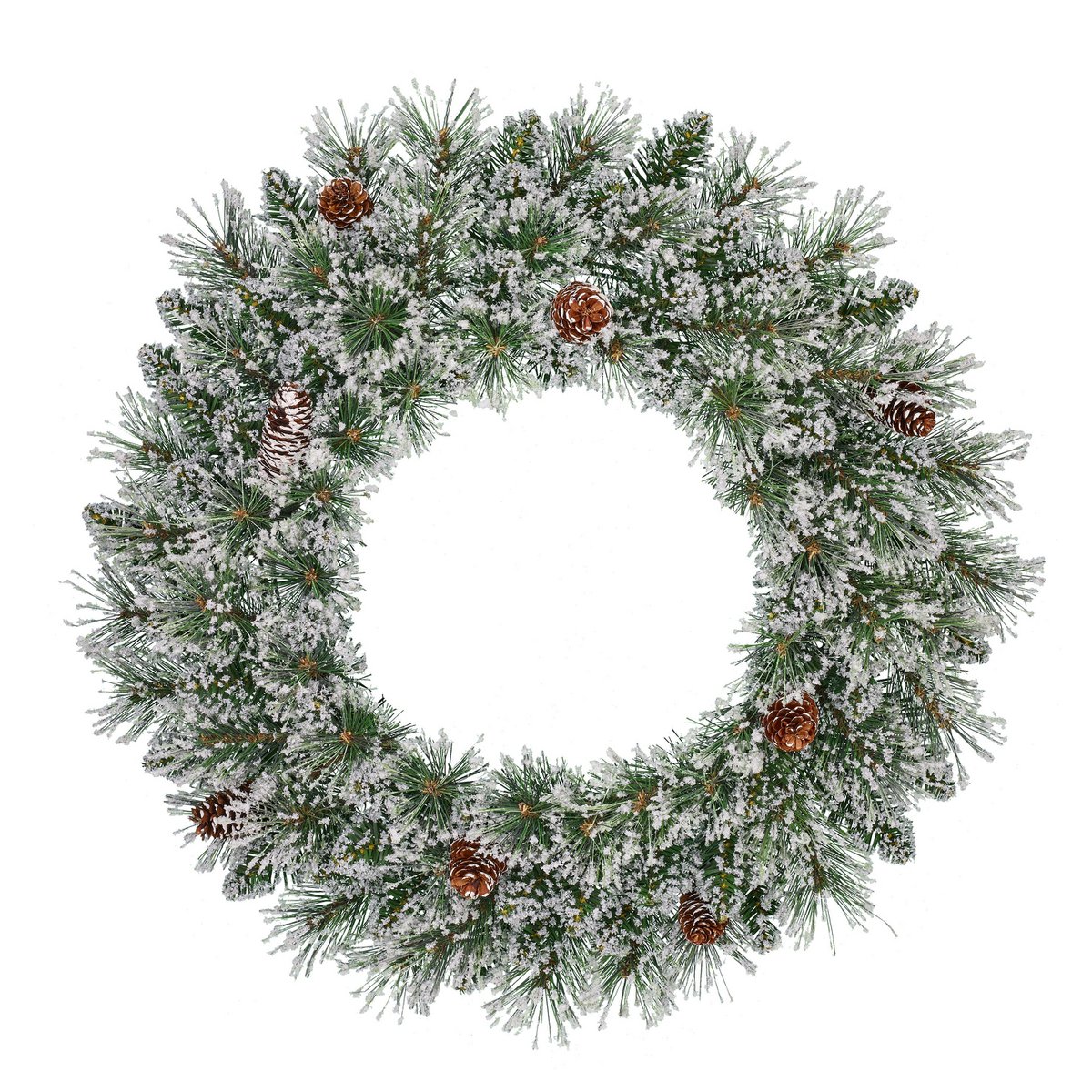 Weihnachtskrankz - Ø60 cm - Groen Frosted