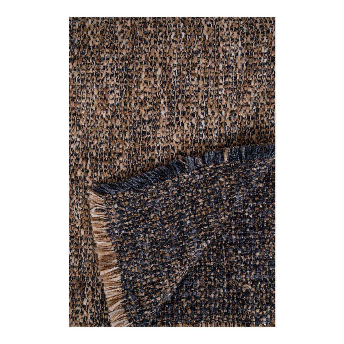 Ely Plaid - Plaid, blau/gelb, 130x170 cm - HomeDesign Knaus