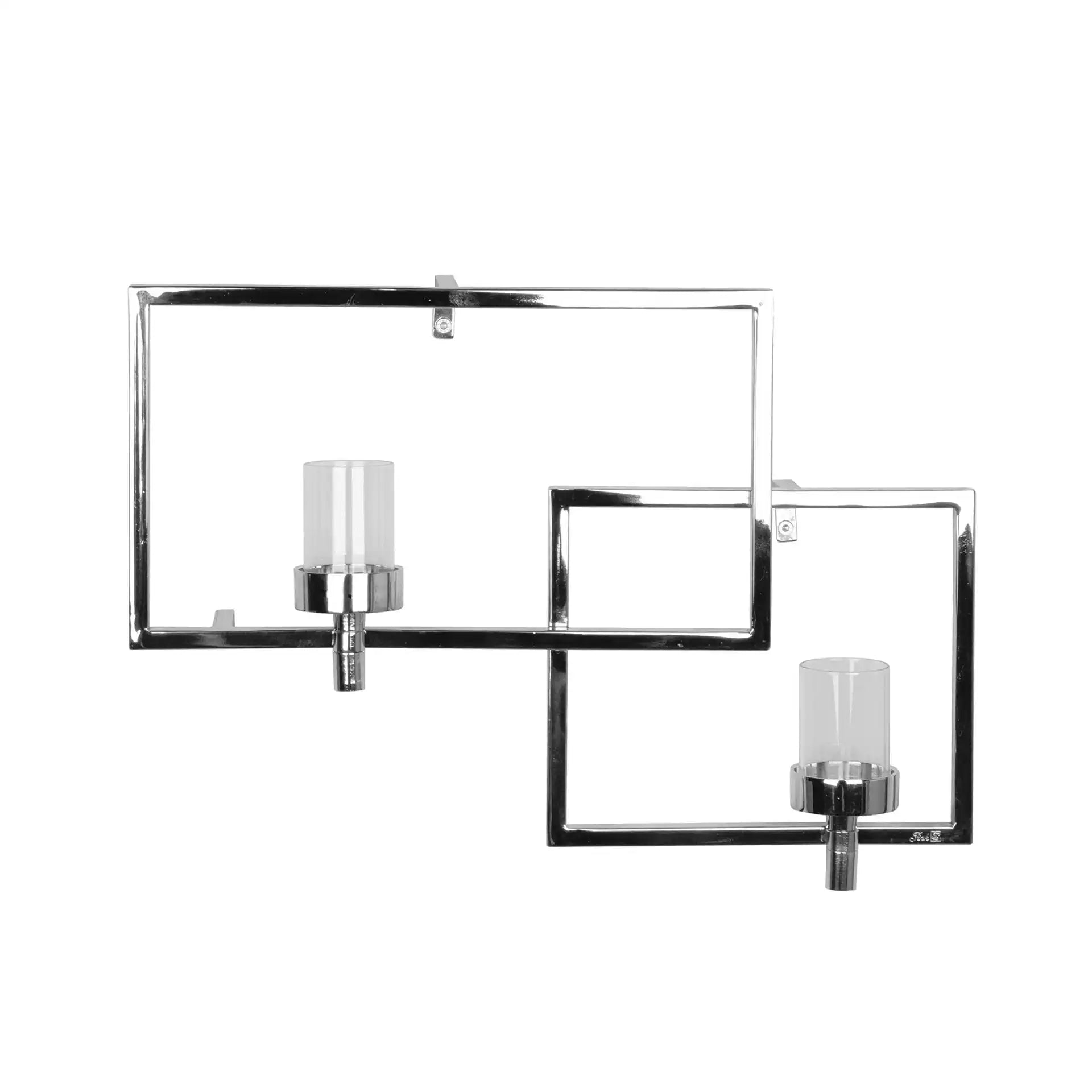 Escala Teelichthalter Wanddekoration Wandleuchter Edelstahl vernickelt - HomeDesign Knaus