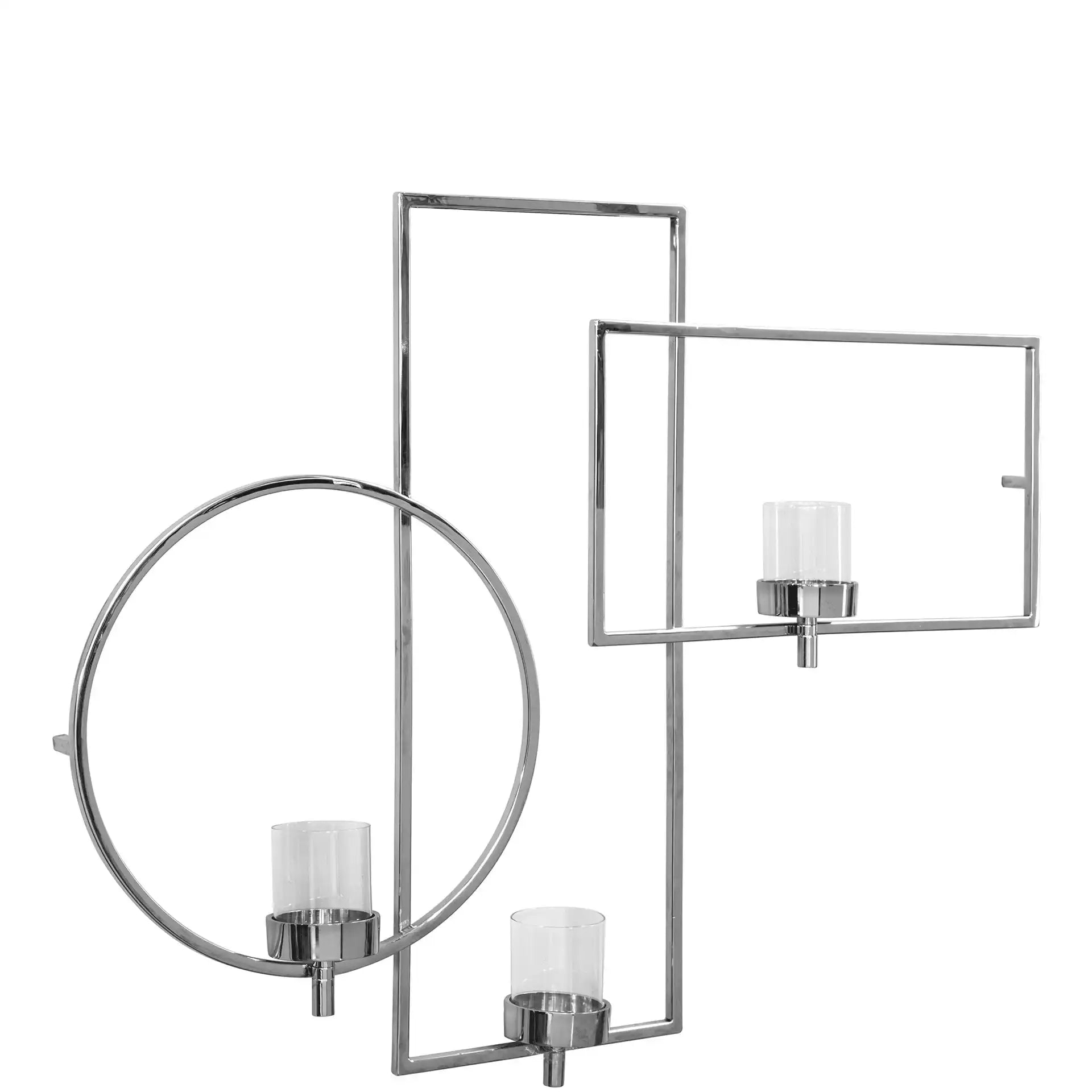 Escala Teelichthalter Wanddekoration Wandleuchter Edelstahl vernickelt - HomeDesign Knaus