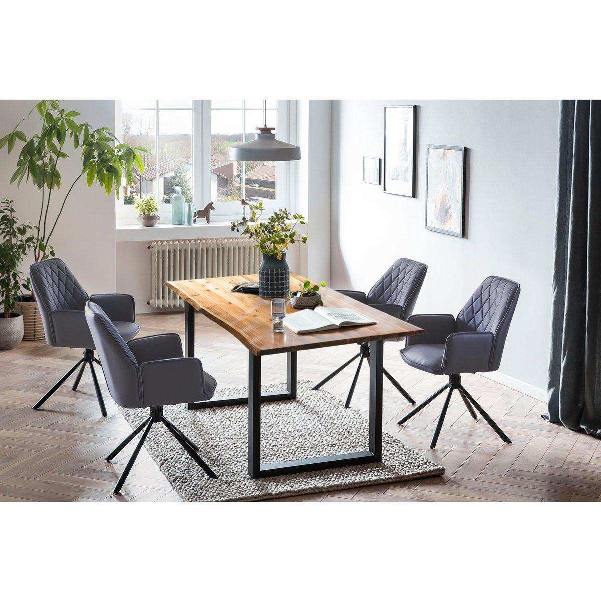 Essgruppe 5 tlg. 160x85 cm - HomeDesign Knaus