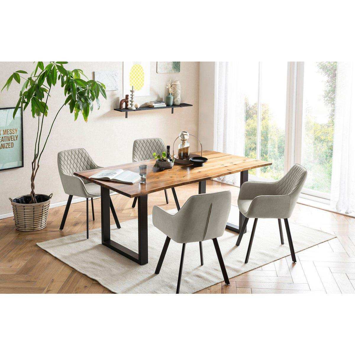 Essgruppe 5 tlg. 160x85 cm - HomeDesign Knaus