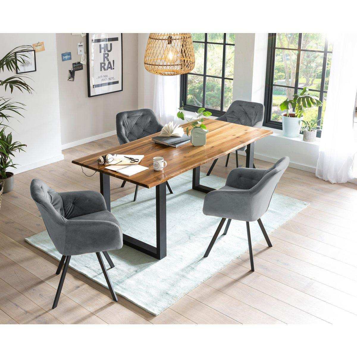 Essgruppe 5 tlg. 160x85 cm - HomeDesign Knaus