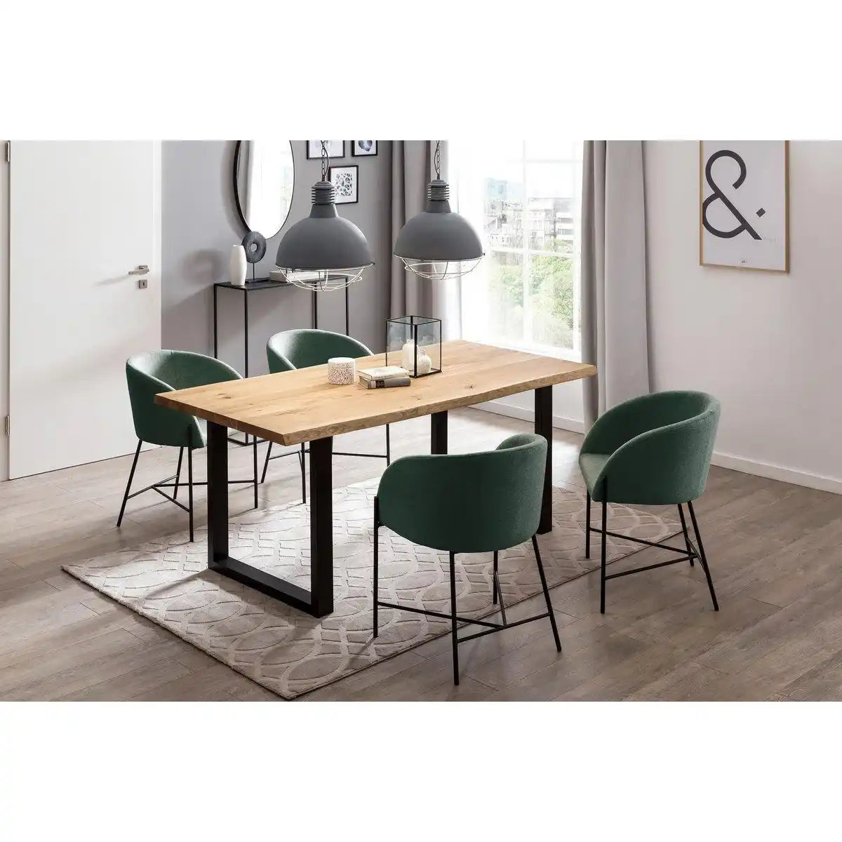 Esstisch 180x90 cm aus Eiche - HomeDesign Knaus