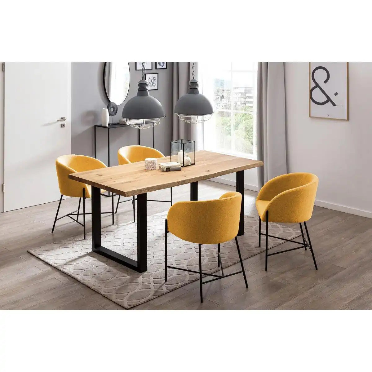 Esstisch 180x90 cm aus Eiche - HomeDesign Knaus