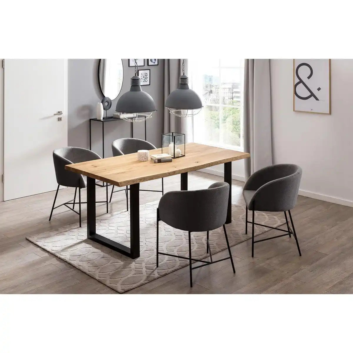 Esstisch 180x90 cm aus Eiche - HomeDesign Knaus