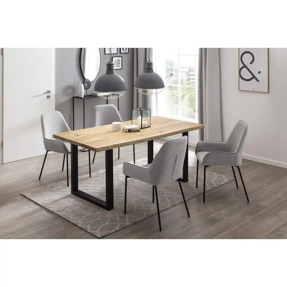 Esstisch 180x90 cm aus Eiche - HomeDesign Knaus