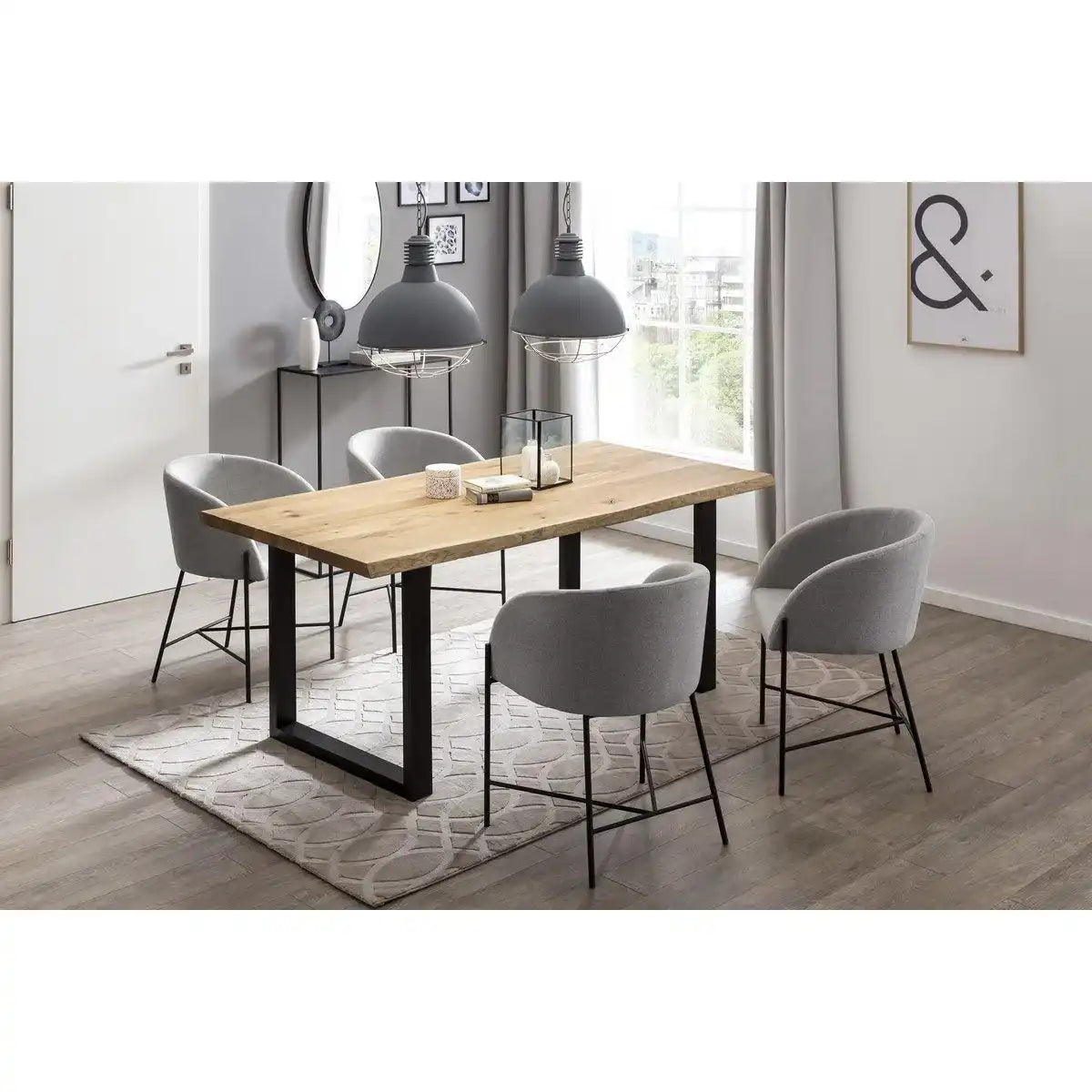 Esstisch 180x90 cm aus Eiche - HomeDesign Knaus