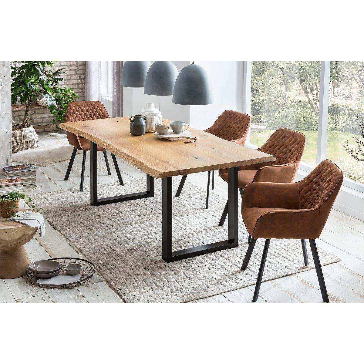 Esstisch 220x100 cm aus Eiche - HomeDesign Knaus