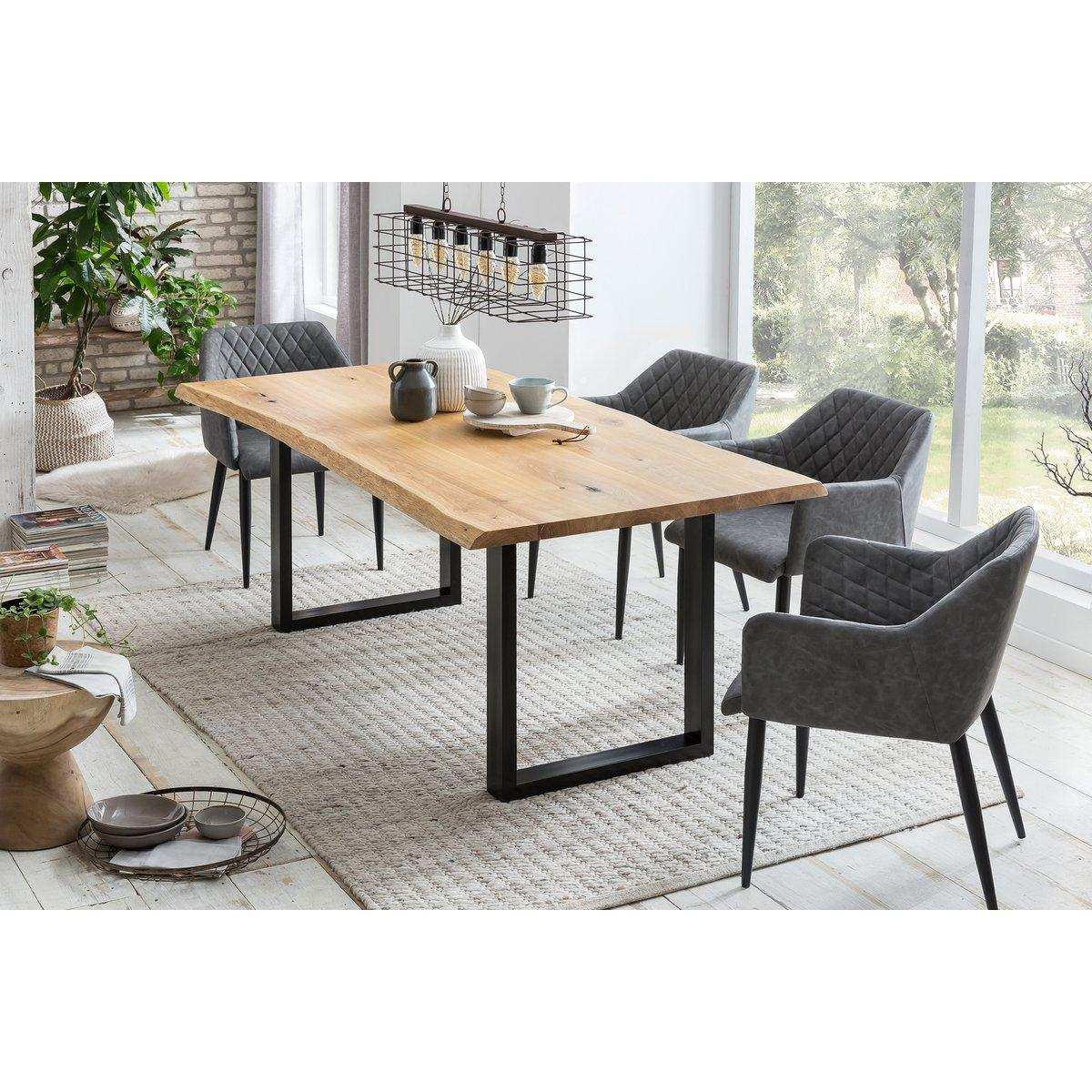 Esstisch 220x100 cm aus Eiche - HomeDesign Knaus