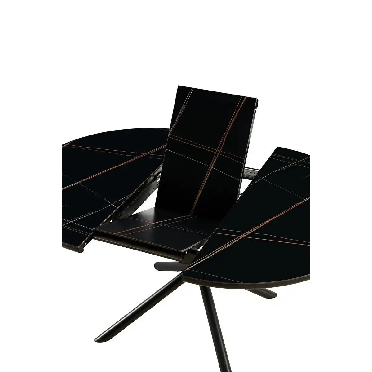 Esstisch Ø120 cm Schwarz - HomeDesign Knaus