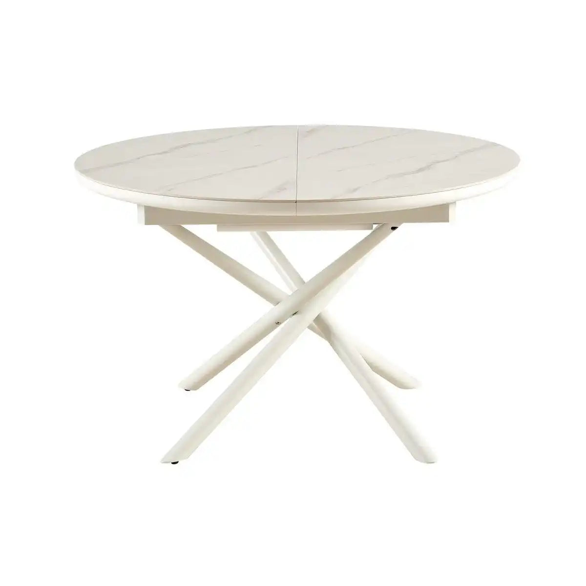 Esstisch Ø120 cm Weiß - HomeDesign Knaus