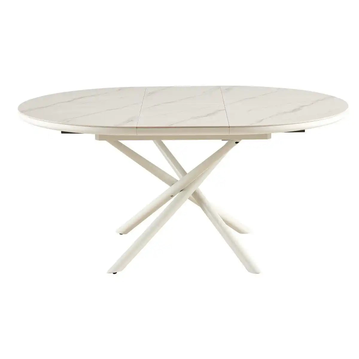 Esstisch Ø120 cm Weiß - HomeDesign Knaus