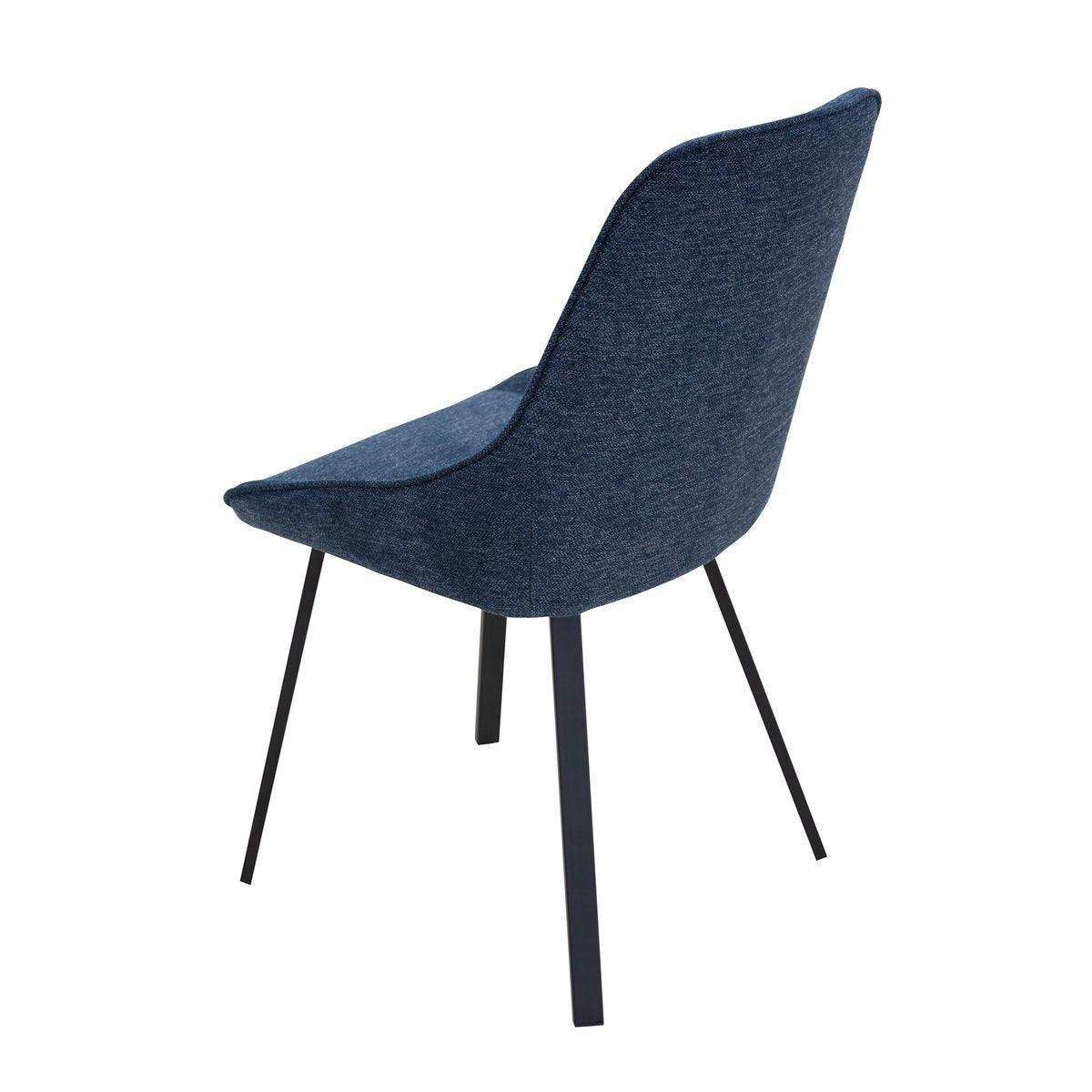 Esszimmerstuhl 2er Set Dunkelblau - HomeDesign Knaus