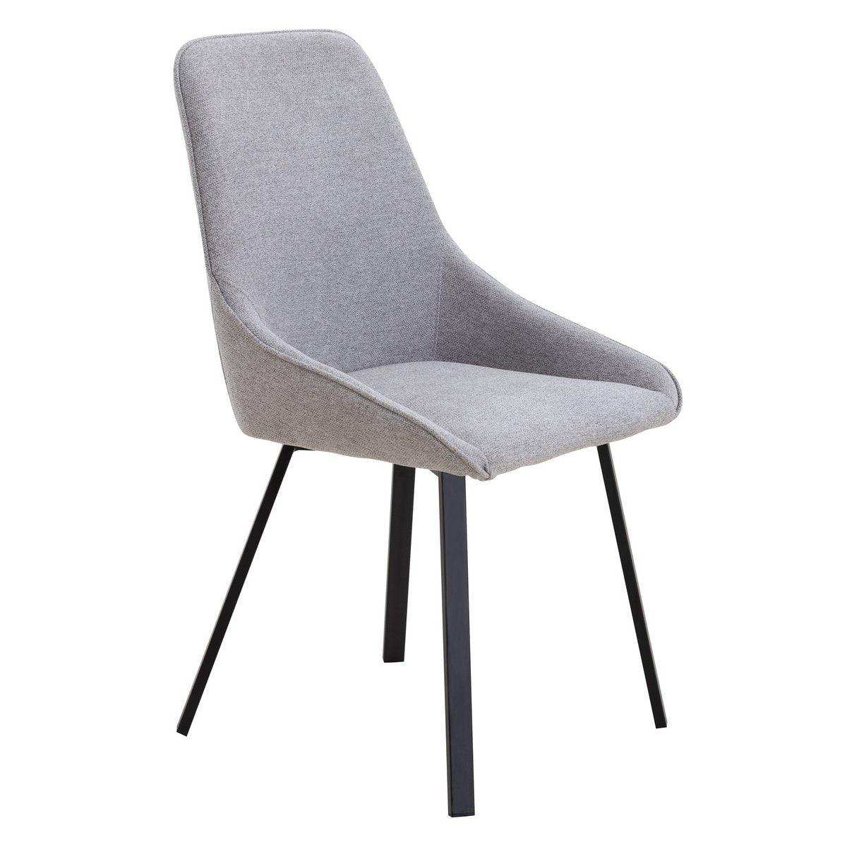 Esszimmerstuhl 2er Set Grau - HomeDesign Knaus
