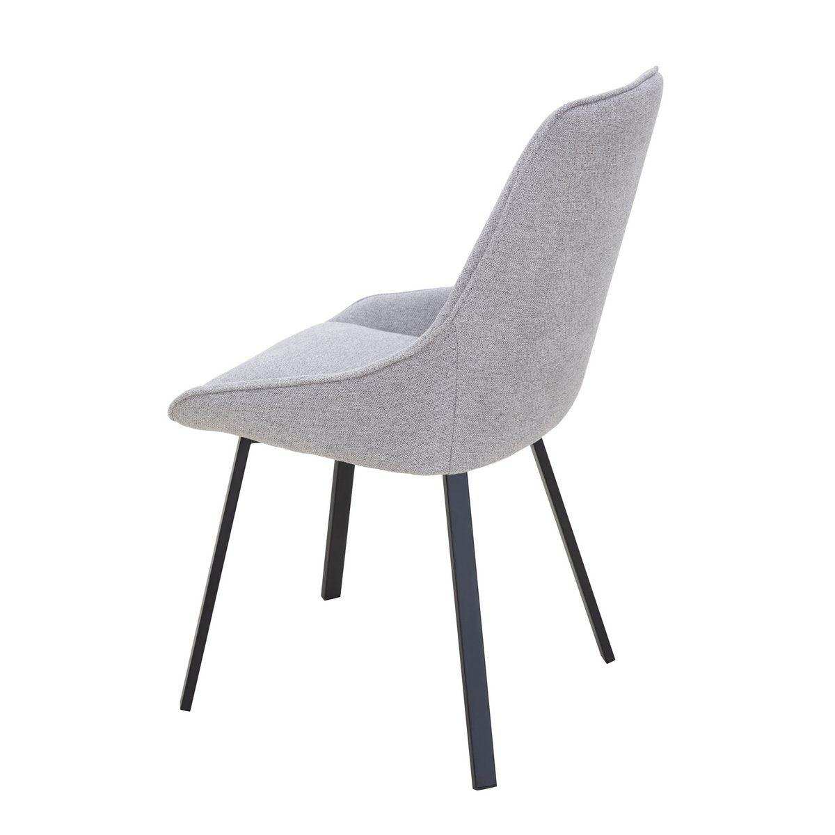 Esszimmerstuhl 2er Set Grau - HomeDesign Knaus