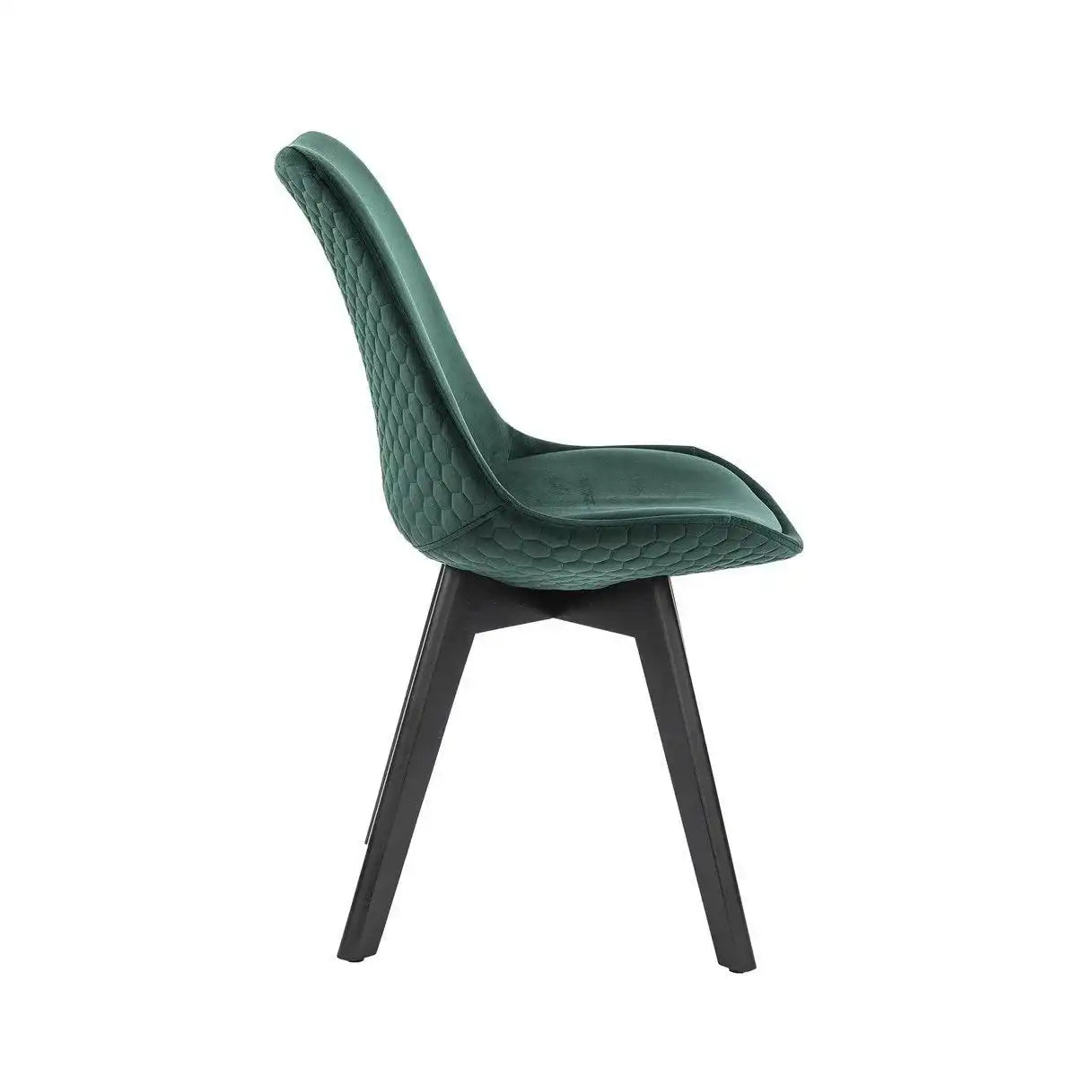 Esszimmerstuhl 2er Set grün Samt - HomeDesign Knaus