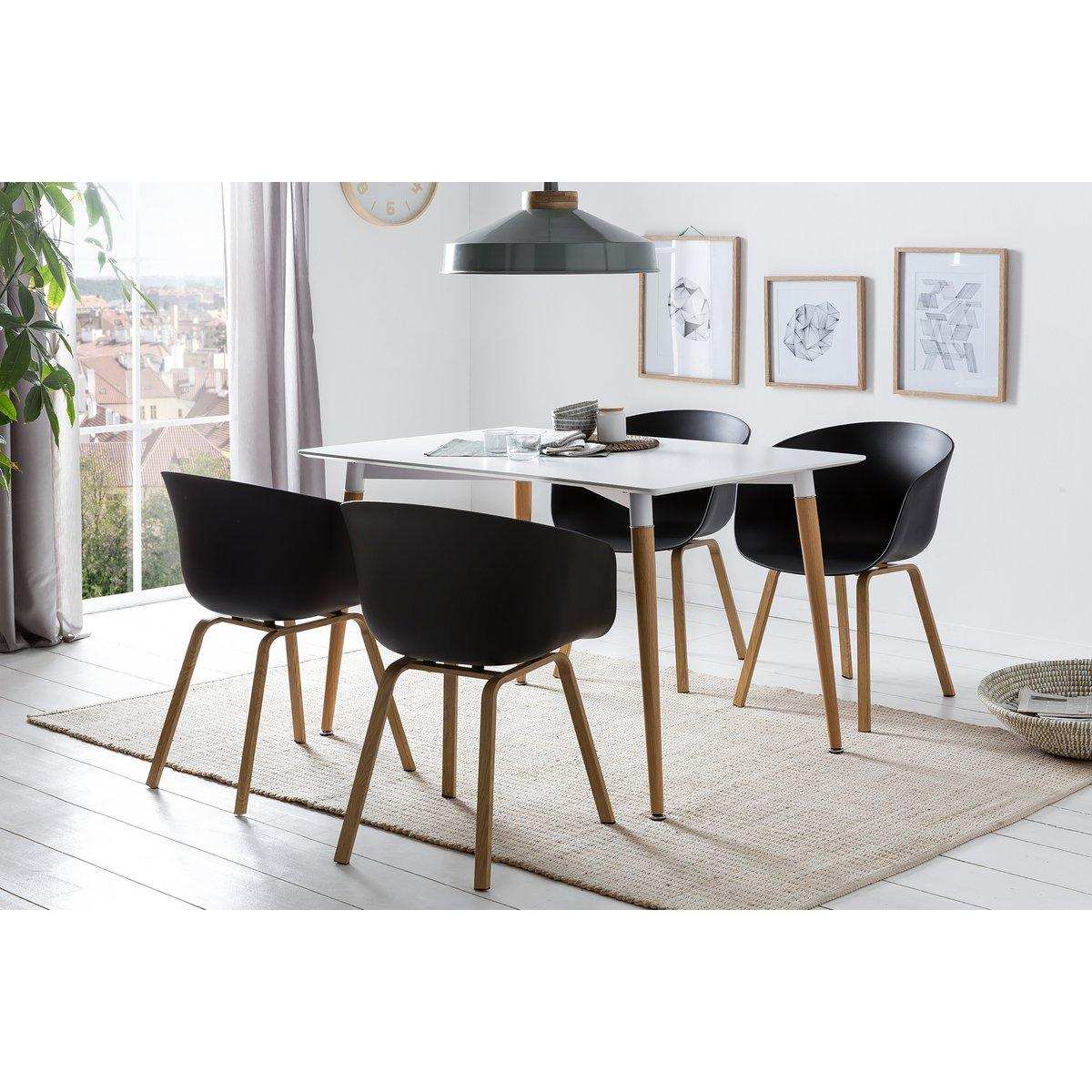 Esszimmerstuhl 2er Set schwarz - HomeDesign Knaus