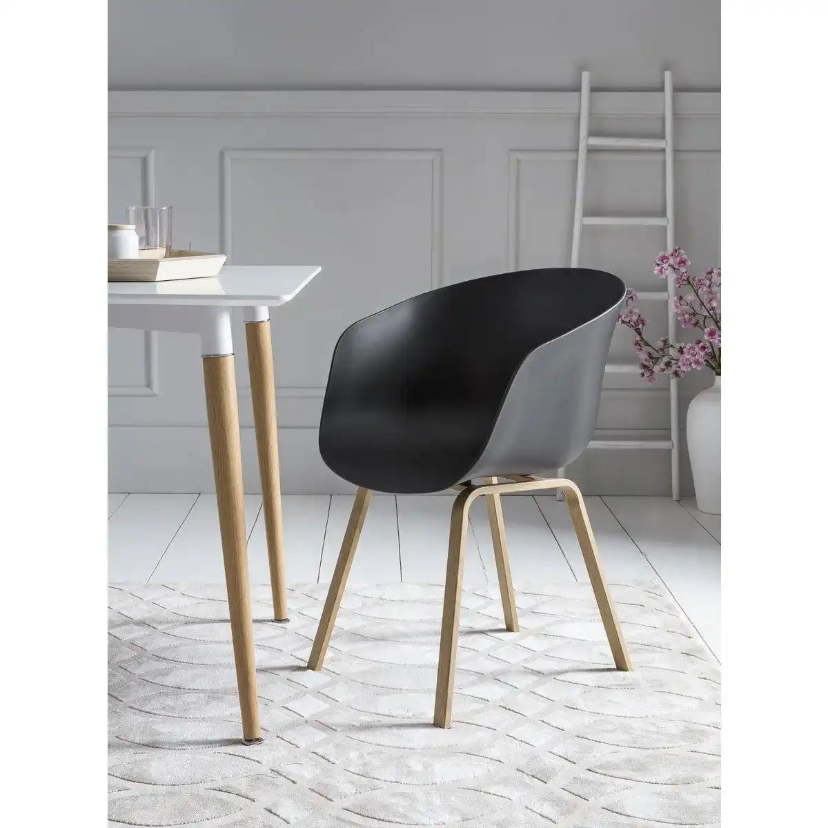 Esszimmerstuhl 2er Set schwarz - HomeDesign Knaus