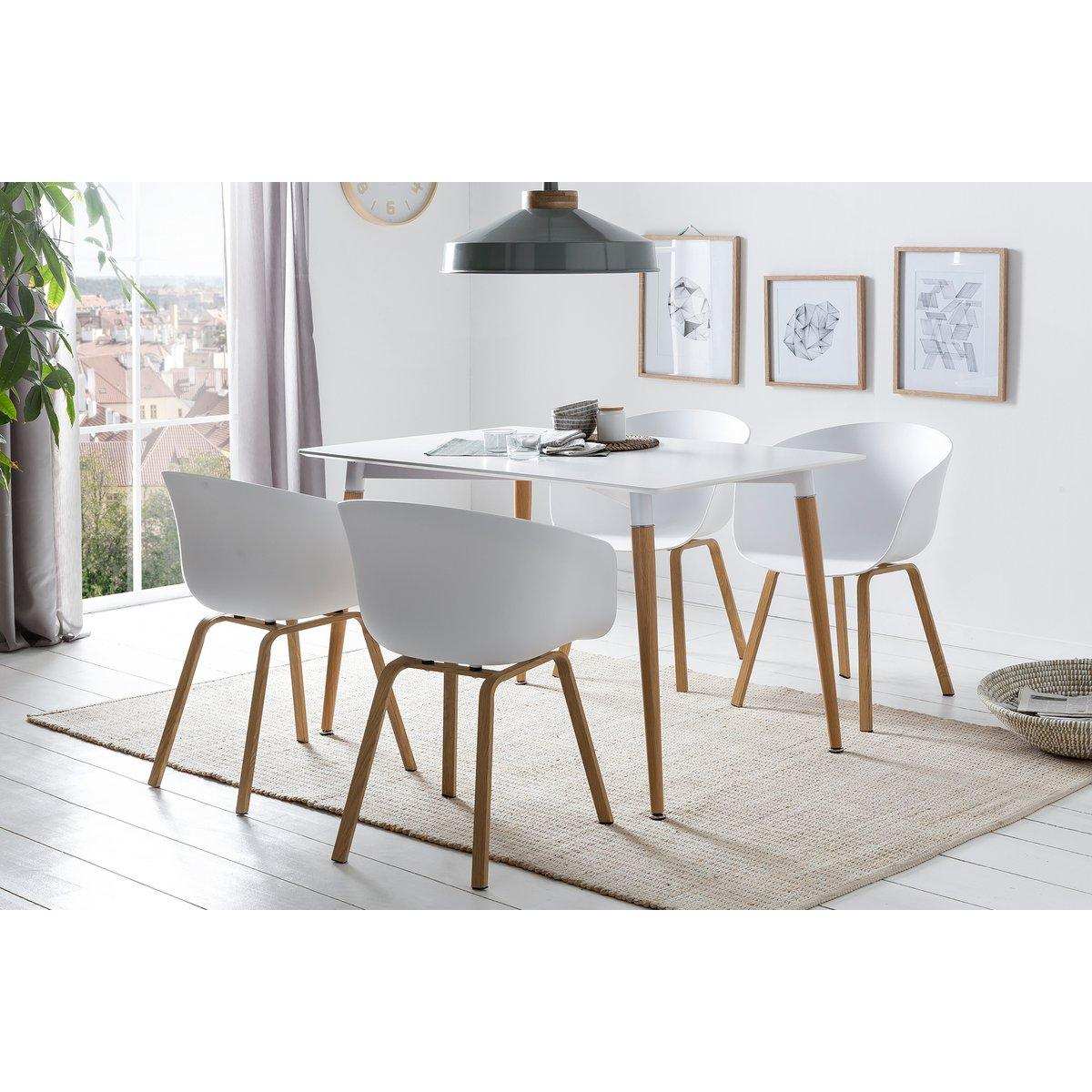 Esszimmerstuhl 2er Set weiß - HomeDesign Knaus