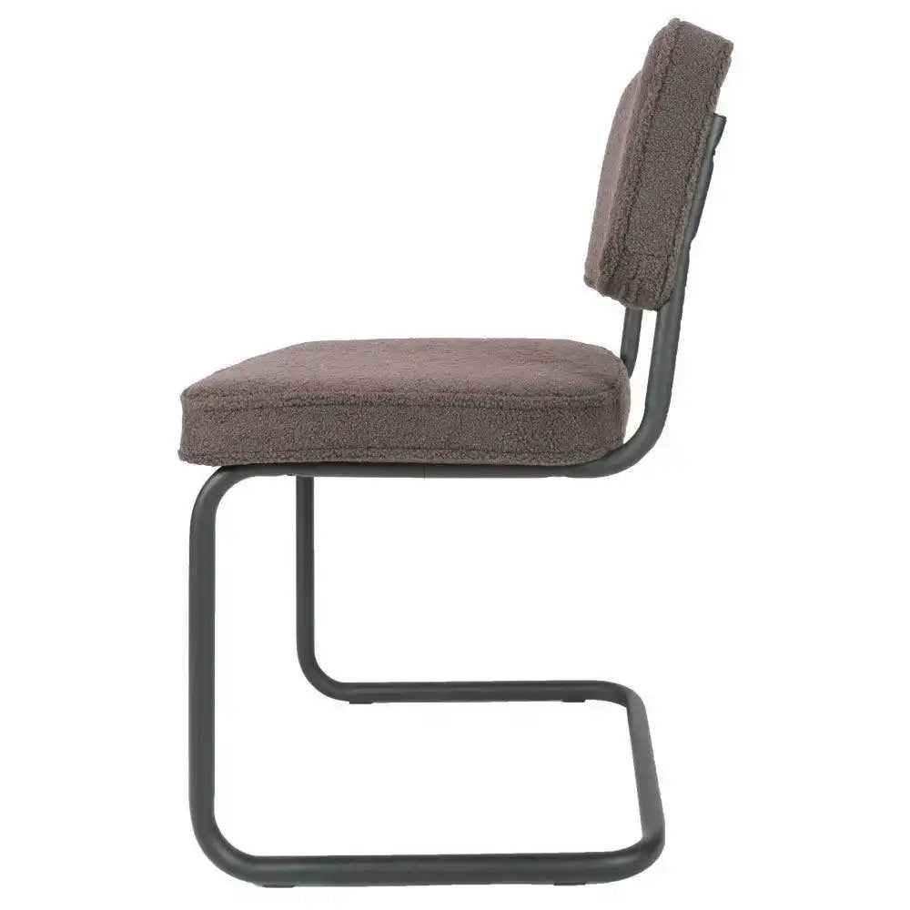 Esszimmerstuhl Brooks Braun Teddy Boucle - HomeDesign Knaus