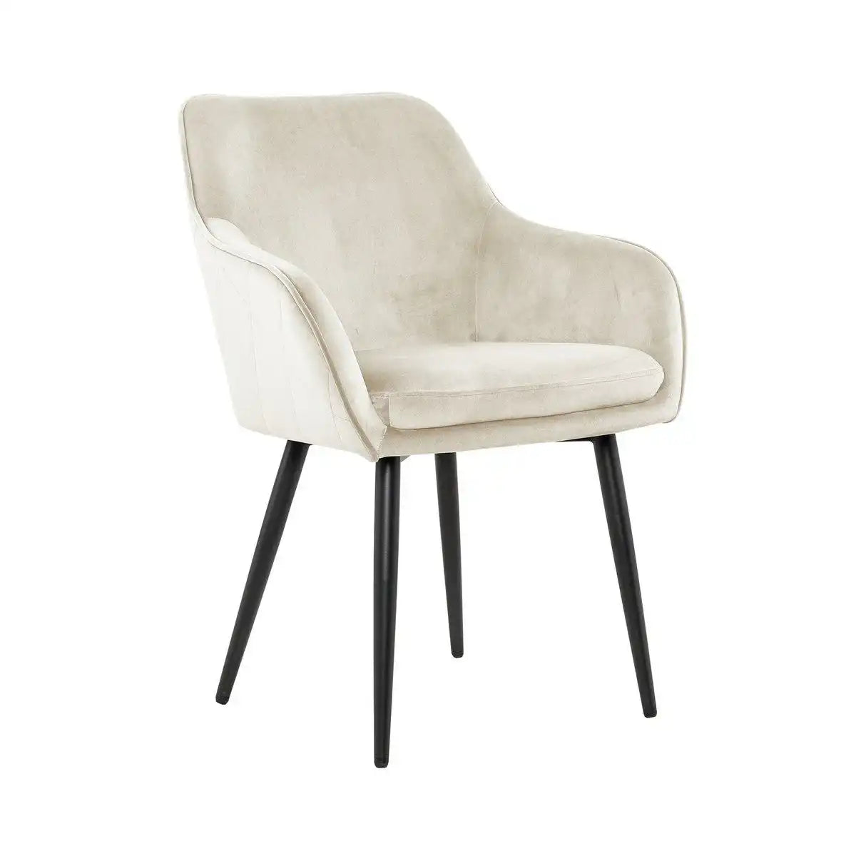 Esszimmerstuhl Creme Samt - HomeDesign Knaus