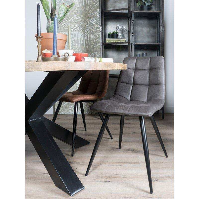 Esszimmerstuhl Galgary Anthrazit - HomeDesign Knaus