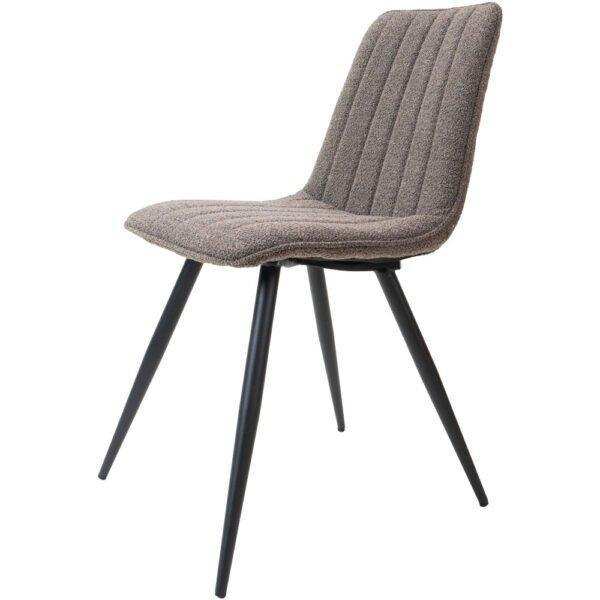 Esszimmerstuhl Joppe Bouclé-Stoff Stuhl - HomeDesign Knaus