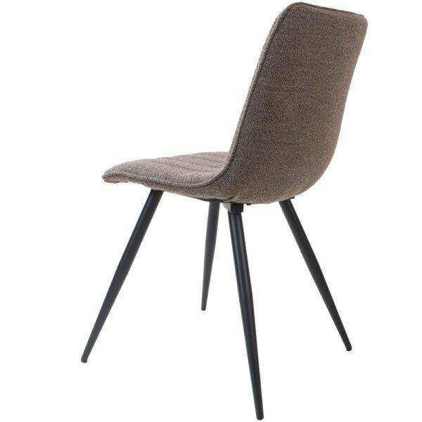 Esszimmerstuhl Joppe Bouclé-Stoff Stuhl - HomeDesign Knaus