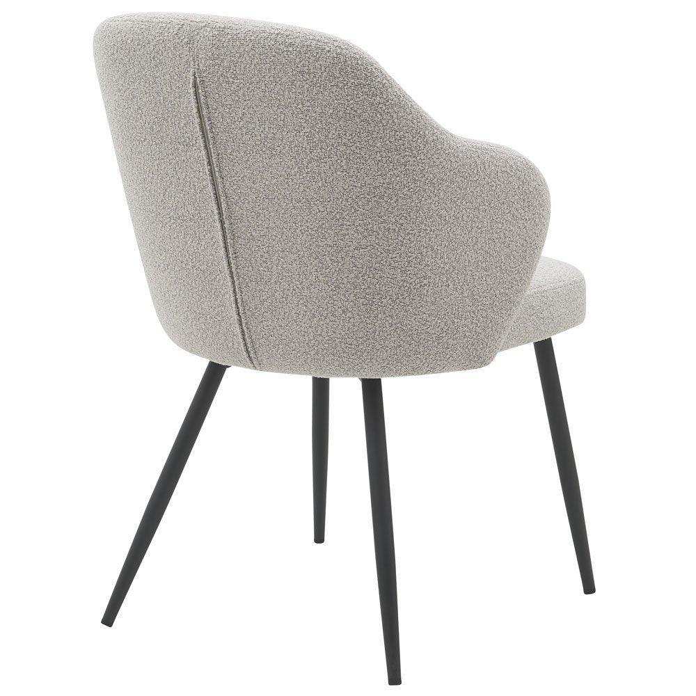 Esszimmerstuhl Kendra – Bouclé – Natur - HomeDesign Knaus