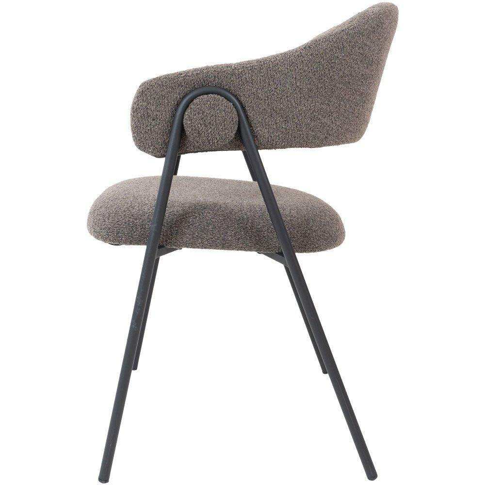 Esszimmerstuhl Lio Bouclé-Stoff Stuhl - HomeDesign Knaus