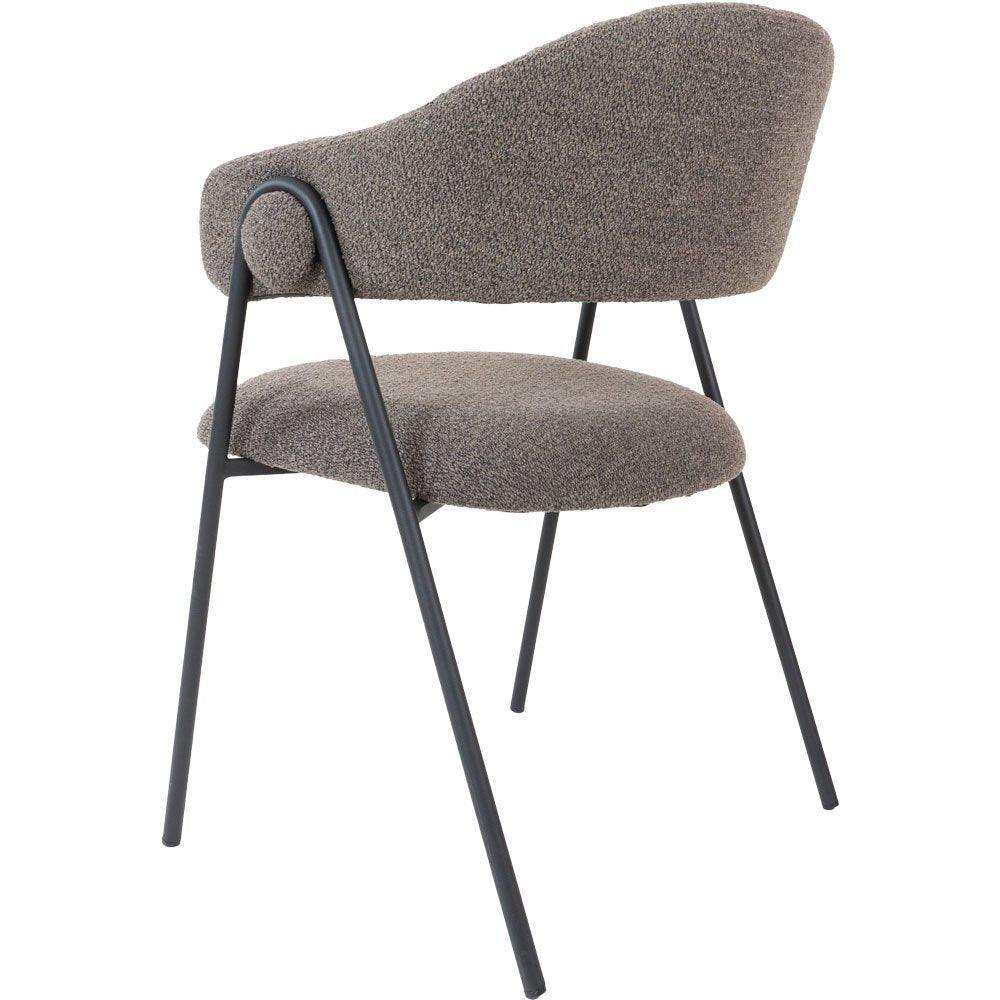 Esszimmerstuhl Lio Bouclé-Stoff Stuhl - HomeDesign Knaus