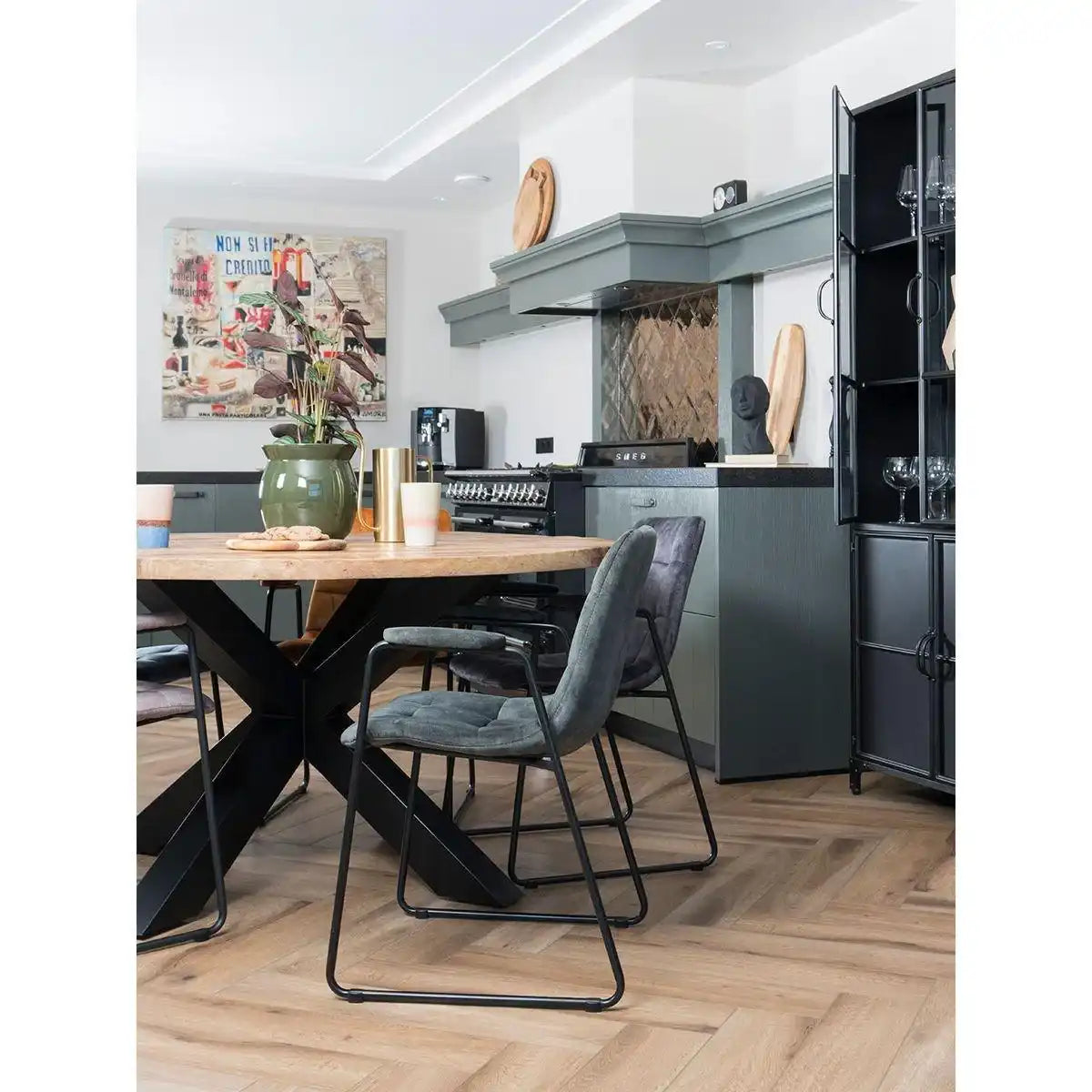 Esszimmerstuhl Maxime Velvet Taupe - HomeDesign Knaus