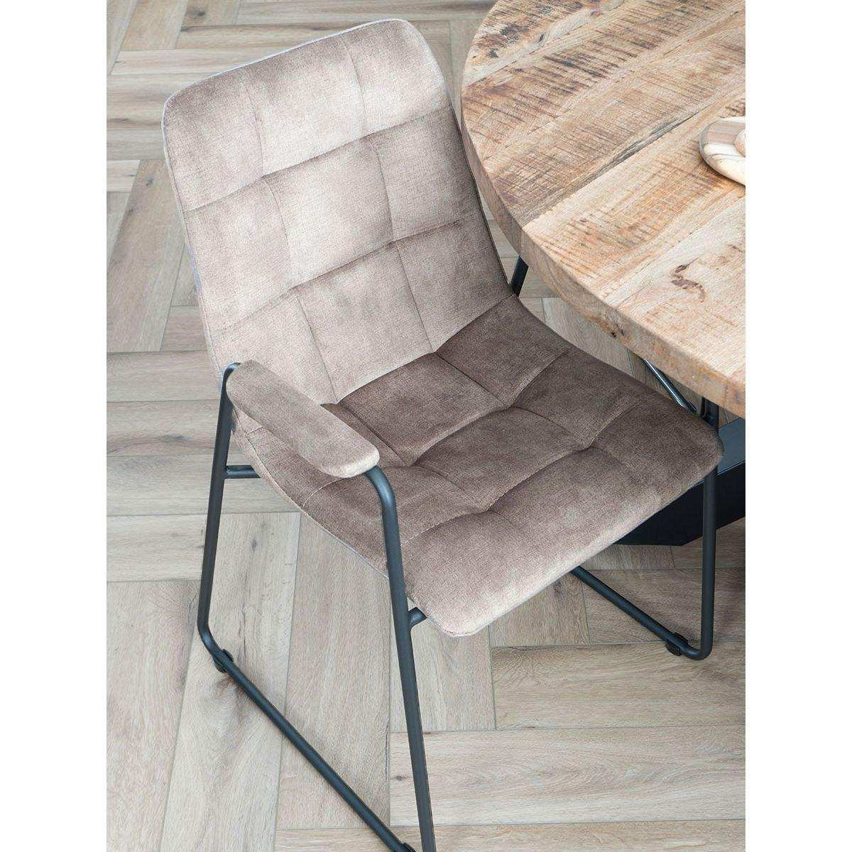 Esszimmerstuhl Maxime Velvet Taupe - HomeDesign Knaus