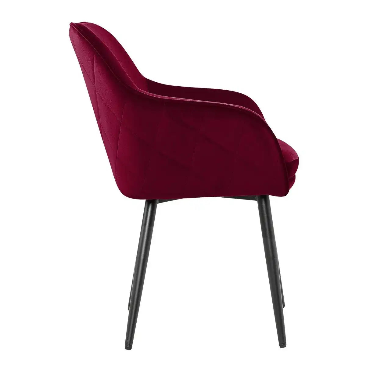 Esszimmerstuhl Rot Samt - HomeDesign Knaus