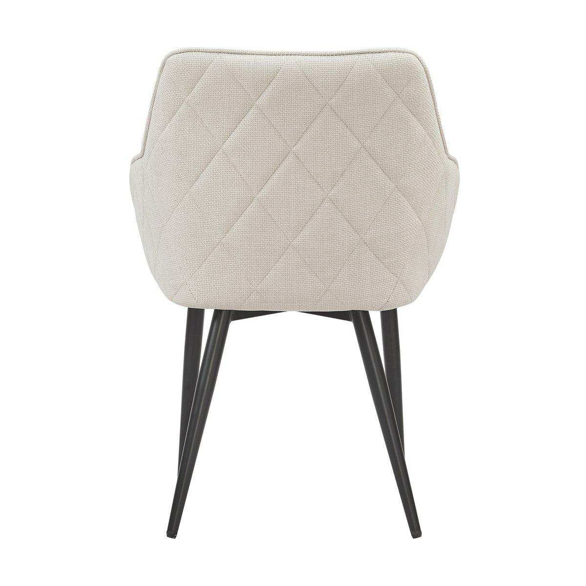 Esszimmerstuhl Strukturstoff Beige - HomeDesign Knaus
