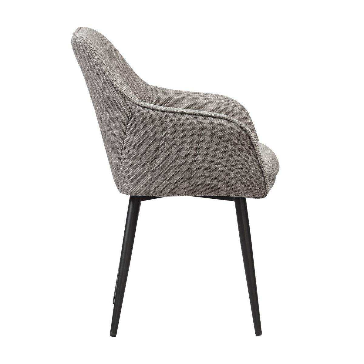 Esszimmerstuhl Strukturstoff Taupe - HomeDesign Knaus