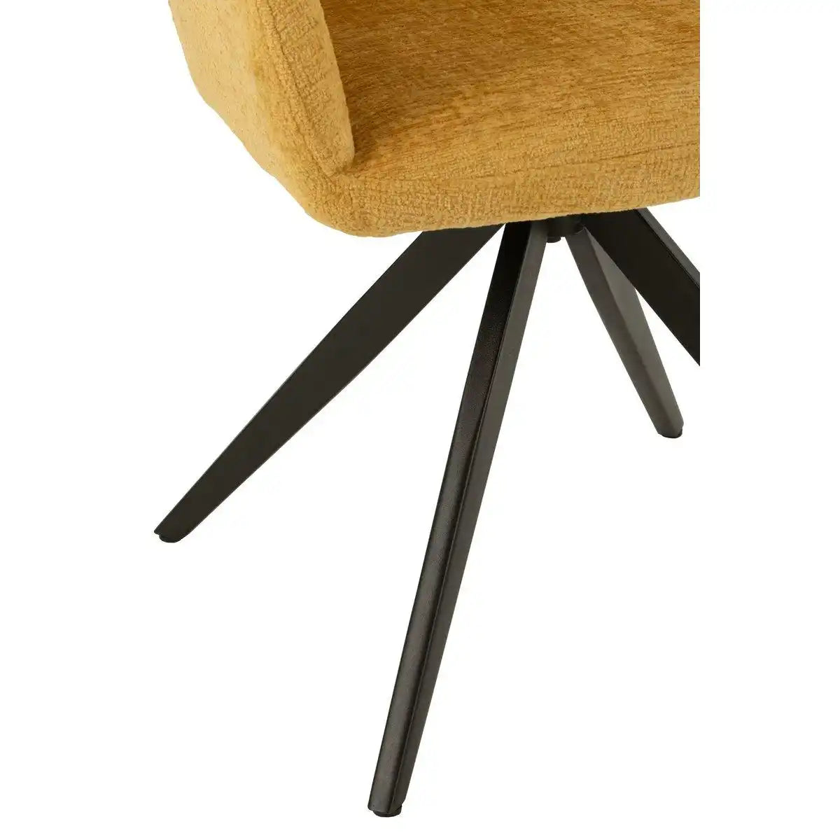 Esszimmerstuhl Stuhl Louna Eisen/Acryl Ocker - HomeDesign Knaus