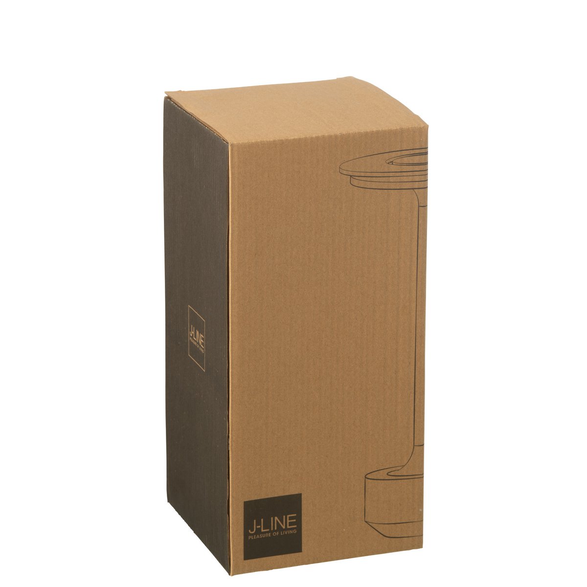 J -Linie Lampe Touch - Plastik - Schwarz - LED