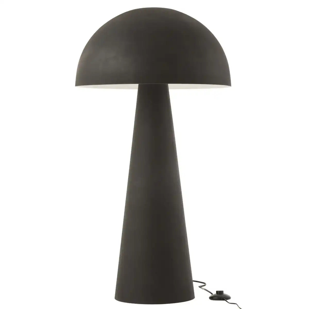 J-Line Stehleuchte Mushroom – Metall – Schwarz – extra groß